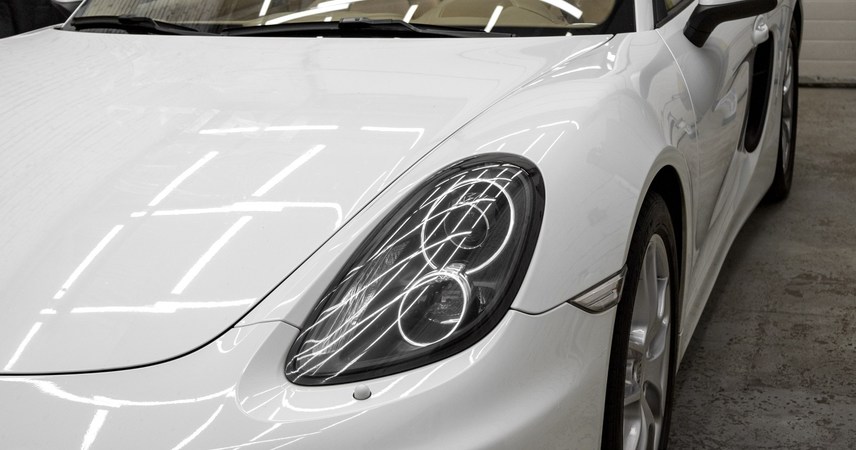 Porsche Boxter белый — фото работы РефлекТОН