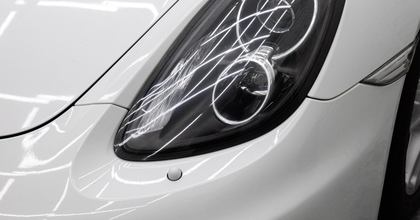 Porsche Boxter белый — фото работы РефлекТОН