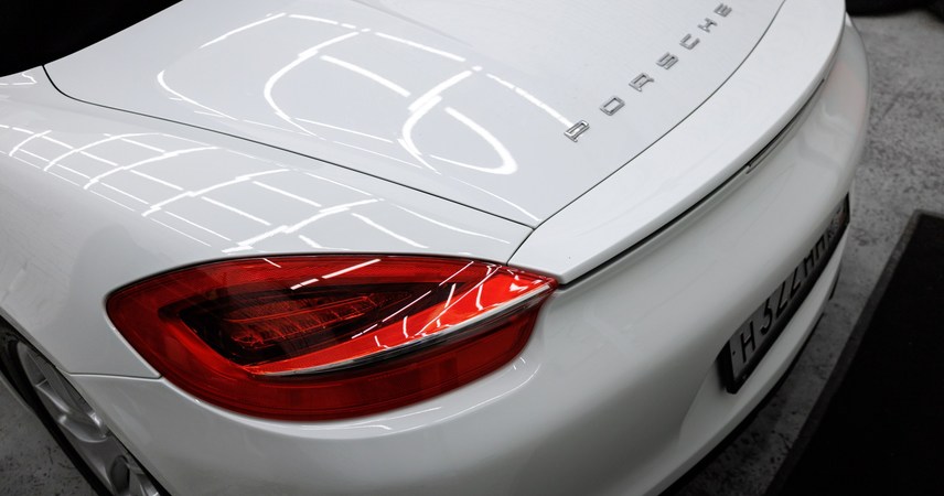 Porsche Boxter белый — фото работы РефлекТОН