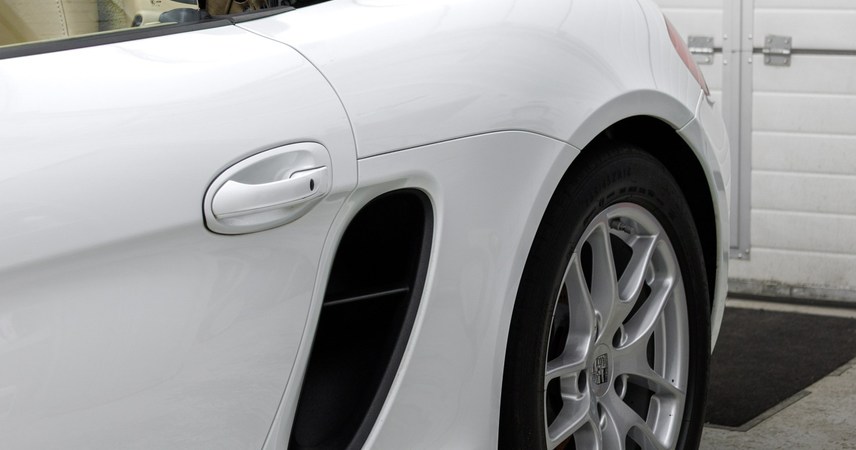 Porsche Boxter белый — фото работы РефлекТОН
