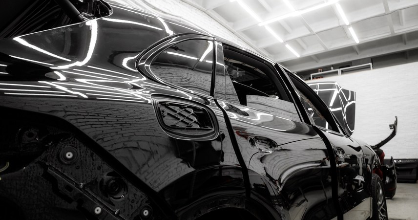 Porsche Cayenne черный — фото работы РефлекТОН