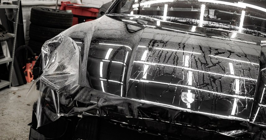 Porsche Cayenne черный — фото работы РефлекТОН