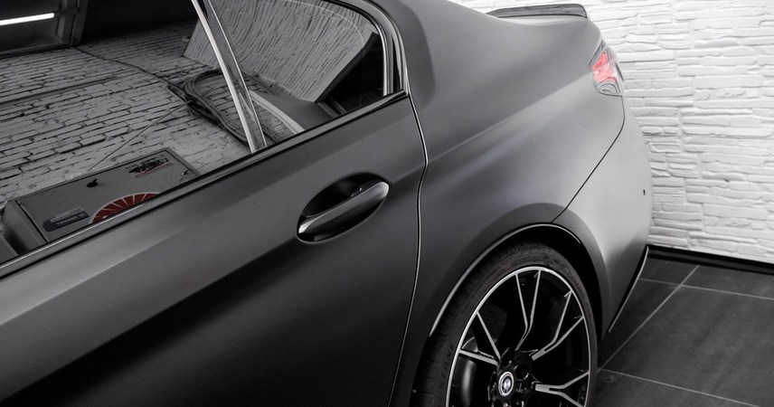BMW 5 G30 черный мат — фото работы РефлекТОН